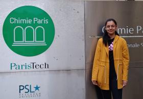 Amima, une collégienne à Chimie ParisTech